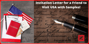 Invitation Letter for a Friend to Visit USA with Samples