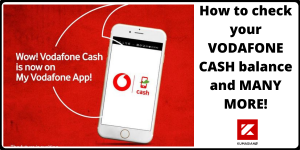 How To Check Your Vodafone Cash Balance